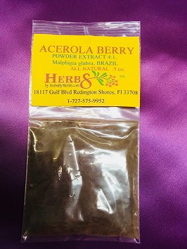 Acerola Berry Powder Extract 4:1 - ( Malphigia glabra)